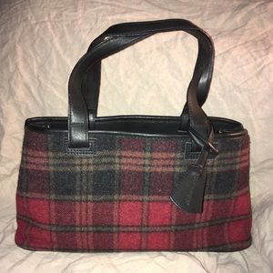 Eddie Bauer vintage wool purse